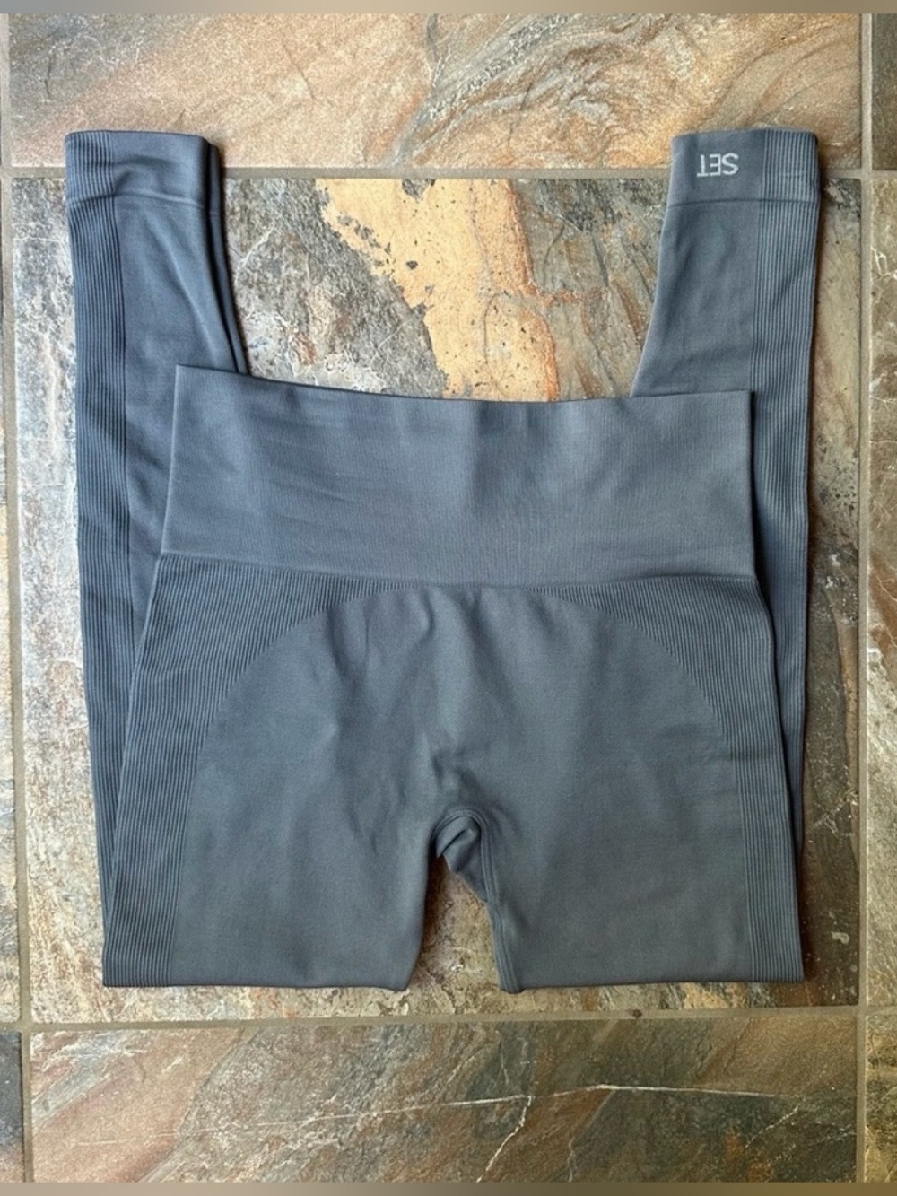 SET Active Sculptflex Seamless Leggings in Slate Women’s Size Medium